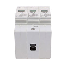 Load image into Gallery viewer, Aexit AC 385V Distribution electrical 20KA Max Current 10KA In 3 Phases Arrester Surge Protector Device
