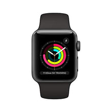 Load image into Gallery viewer, AppleWatch Series3 (GPS, 38mm) - Space Gray Aluminum Case with Black Sport Band
