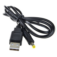PK Power USB PC Charging Cable PC Laptop Charger Power Cord for Sony Sony ICF-C11iP ICF-C11iP/BLK AM/FM Alarm Clock Radio