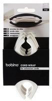 obino Cord Wrap - Large - 3 Piece Pack - White - Stylish Cable and Wire Management / Organizer