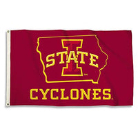 BSI NCAA College Iowa State Cyclones 3 X 5 Foot Flag with Grommets