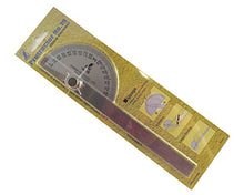 Load image into Gallery viewer, Shinwa Japanese #19 Stainless Steel Protractor 0-180 degrees with Round Head
