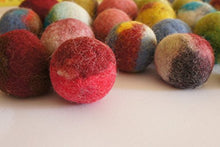 Load image into Gallery viewer, Kivikis Cat Toy, 10 Felted Wool Balls. Handmade from Ecological Wool Made 3-4 cm Diameter
