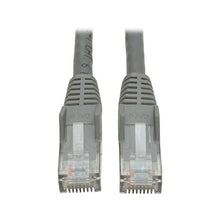 Load image into Gallery viewer, Tripp Lite Cat6 Gigabit Snagless Molded Patch Cable (RJ45 M/M) - Gray, 15-ft.(N201-015-GY)
