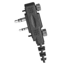 Load image into Gallery viewer, 1-Wire Earhook Fiber Cord Earpiece Inline PTT for Icom Two-Way Radios (See List)
