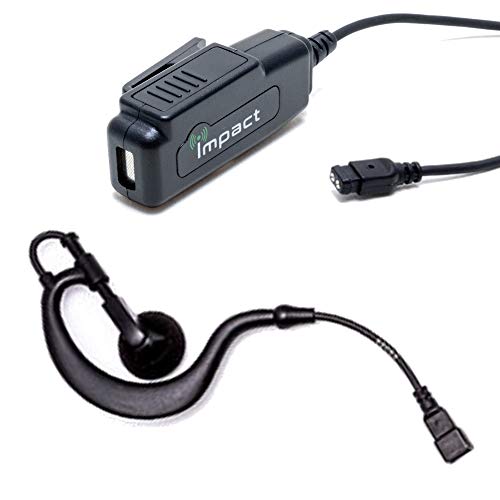 Impact I3-G2W-EH1 Gold Series 2-Wire Surveillance Earpiece Kit for Icom F (2 Mount Screws) Radios