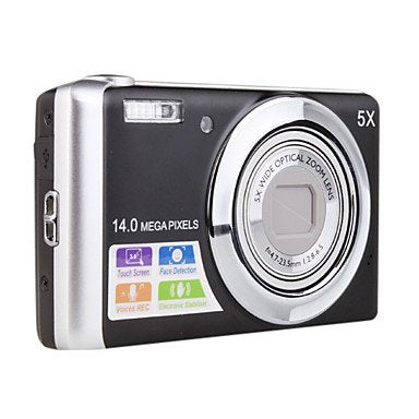 14.0MP CCD Digital Camera with 5X optical zoom DC-T500
