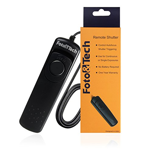 Foto&Tech Wired Remote Shutter Release Control Compatible With Nikon Mc Dc2 For Nikon D5100