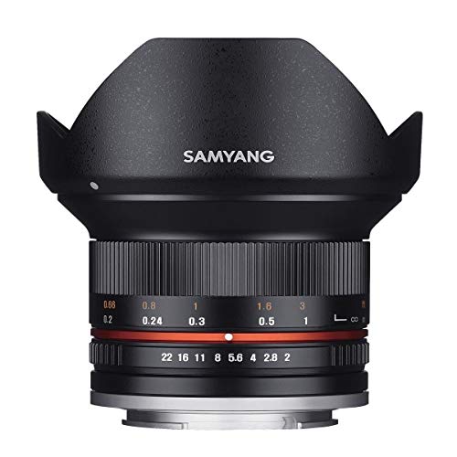 Samyang 1220509101 12 mm F2.0 Manual Focus Lens for Micro Four-Thirds - Black