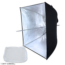 Load image into Gallery viewer, Linco Lincostore Photo Video Studio Light Kit AM174 - Including 3 Color 5x10ft Backdrops (Black/White/Green) Background Screen
