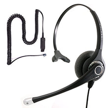Load image into Gallery viewer, Headset Compatible with Avaya IP 9620, 9620C, 9620L, 9621, 9630, 9630G, Sound Forced Monaural Noise Cancel Mic Phone Headset for Customer Service
