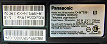 Load image into Gallery viewer, PANASONIC KX-NT556-B 6-LINE BACKLIT LCD DISPLAY IP PHONE (BLACK) (Renewed)
