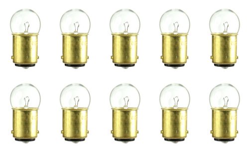 CEC Industries #82 Bulbs, 6.5 V, 6.63 W, BA15d Base, G-6 shape (Box of 10)