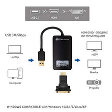 Load image into Gallery viewer, Cable Matters SuperSpeed USB 3.0 to HDMI Adapter (USB to HDMI Adapter) for Windows up to 1440p in Black
