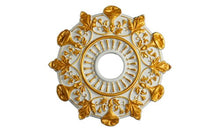 Load image into Gallery viewer, DreamWallDecor Decorative Ceiling Medallion Golden Polyurethane 17-1/2 inch Diameter
