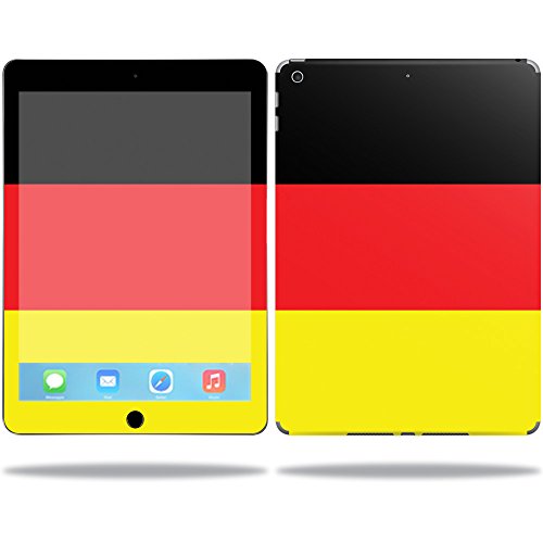 MightySkins Skin Compatible with Apple iPad 5th Gen wrap Cover Sticker Skins German Flag