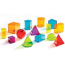 Load image into Gallery viewer, Learning Resources View Thru Geometric Solids, Geometry Helper, 14 Pieces, Ages 8+
