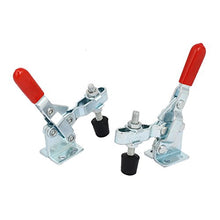 Load image into Gallery viewer, uxcell 100Kg Holding Capacity 65 Degree Handle Open Vertical Toggle Clamps GH-102B 5pcs
