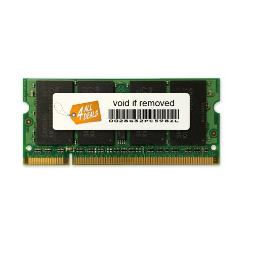 4AllDeals 2GB RAM Memory Upgrade for The Compaq 6515b, 6710b, 6910p and 8510w Notebook Laptops (DDR2-667, PC2-5300, SODIMM)