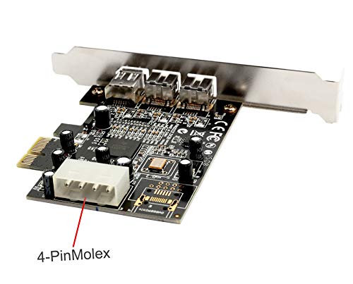  Monoprice 4 PORT VIA IEEE-1394 FIREWIRE CARD KIT w/ Software  and Cable : Electronics