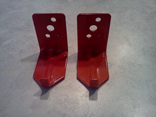 Outdoor (Lot of 2) Fire Extinguisher Bracket, Wall Hook, Mount, Hanger, Universal for 10 to 15 Lb. Extinguisher NO SCREWS or WASHERS, Model: WH-15, Garde, Repair & Hardware