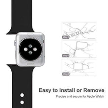 Load image into Gallery viewer, Compatible with Apple Watch Band 42mm 44mm, [Sparkle Colorful Light Dots] Double Tour Watch Strap Replacement Wristband Bracelet for Apple Watch Series 4 (44mm) Series 3 Series 2 Series 1 (42mm)
