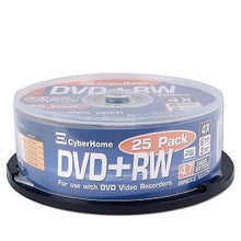 Load image into Gallery viewer, CyberHome 4x 4.7GB DVD+RW Media - 25 Piece Spindle
