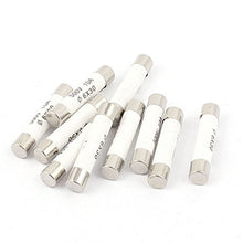 Load image into Gallery viewer, uxcell 10 Pcs 500V 10A Low Breaking Capacity 6x30mm Cartridge Ceramic Fuses
