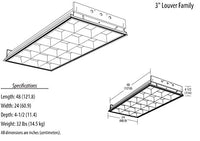 Recessed Troffer, F32T8, 85W, 120-277V