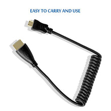 Load image into Gallery viewer, UCEC 11.81&quot;/30cm Coiled Mini HDMI to Full HDMI Cable for Atomos Ninja Star Recorder Cameras
