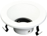 WAC Lighting, 4in Adjustable Step Baffle Trim in White