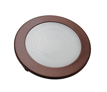 Load image into Gallery viewer, Nicor Lighting 4 Inch Oil Rubbed Bronze Shower Trim With Glass Albalite Lens, For 4 Inch Housings (1
