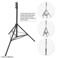 Load image into Gallery viewer, LINCO Lincostore Linco Zenith 11 feet Heavy Duty Light Stand for Photography Studio Lighting Kit 89012H - Extra Supporting Rods
