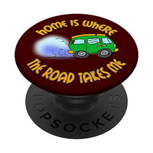 Load image into Gallery viewer, RVing Road Trip Phone Accessory For People Who Love Travel PopSockets Grip and Stand for Phones and Tablets
