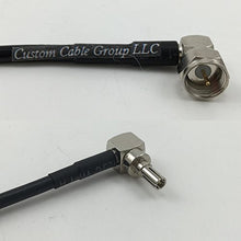 Load image into Gallery viewer, 12 inch RG188 F MALE ANGLE to CRC9 MALE ANGLE Pigtail Jumper RF coaxial cable 50ohm Quick USA Shipping
