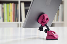 Load image into Gallery viewer, Compact 360 Degree Phone Angle Swivel Mobile And Tablet Suction Mount Holder, Rose Bloom
