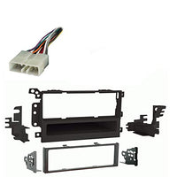 Compatible with Chevy Express Van 2001 2002 Single DIN Stereo Harness Radio Install Dash Kit Package