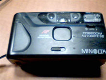 Load image into Gallery viewer, Minolta Co., Ltd. Minolta Freedom Autodate S II 35mm Film Camera w/ AF Auto Focus Red-Eye Reduction (Black Color Camera)
