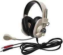 Load image into Gallery viewer, Califone 3066AV-10L Model 3066AV Deluxe Multimedia Stereo Headsets w/o Case (Pack of 10), Fully Adjustable Headband, Noise-reducing Earcup, Volume Control, Electret Mic On Flexible Gooseneck
