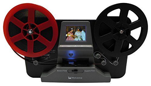 Wolverine 8mm and Super8 Reels Movie Digitizer with 2.4 LCD, Black (F –  DirectNine - Europe