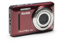 Load image into Gallery viewer, Kodak PIXPRO Friendly Zoom FZ53-RD 16MP Digital Camera with 5X Optical Zoom and 2.7&quot; LCD Screen (Red)
