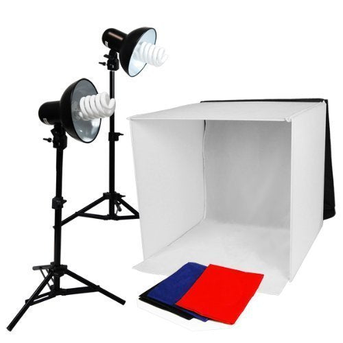 LimoStudio Table Top Photography Studio Lighting Square Tent Kit - 20