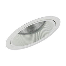 Load image into Gallery viewer, Lytecaster Steep Slope Reflector Trim 30-45 Degrees Finish: Gloss White Step Baffle
