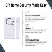 Load image into Gallery viewer, SABRE Wireless Home Security Door Window Burglar Alarm with LOUD 120 dB Siren - DIY EASY to Install
