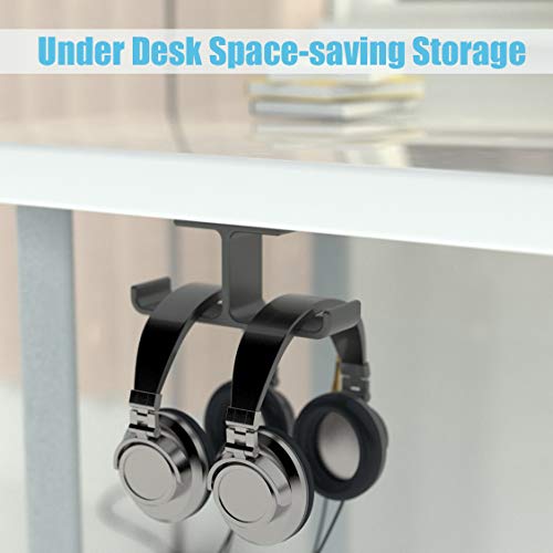 6amLifestyle Headset Headphone Stand Hanger Under Desk Designed