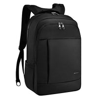 KOPACK Deluxe Black Water Resistant Laptop Backpack 15.6 17 Inch Travel Gear Bag Business Trip Computer Daypack KP512