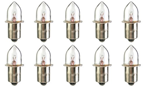 CEC Industries PR17 Bulbs, 4.9 V, 1.47 W, P13.5s Base, B-3.5 shape (Box of 10)