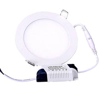 BRILLRAYDO 3W Warm White Ultra-Thin Round LED SMD 2835 Ceiling Panel Light Acrylic Board Lamp