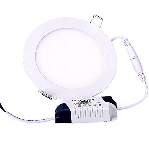 BRILLRAYDO 3W Dimmable Pure White Ultra-Thin Round LED SMD Ceiling Panel Light Acrylic Board Lamp