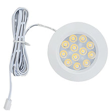 Load image into Gallery viewer, Xking K0784 (White Shell) Ultra-Thin Recessed LED Under-Cabinet Lights Kit with Integrated Power Supply,45 Beam Angle,12V,Total 12W, LED Spotlight (Set of 4 -Cool White)
